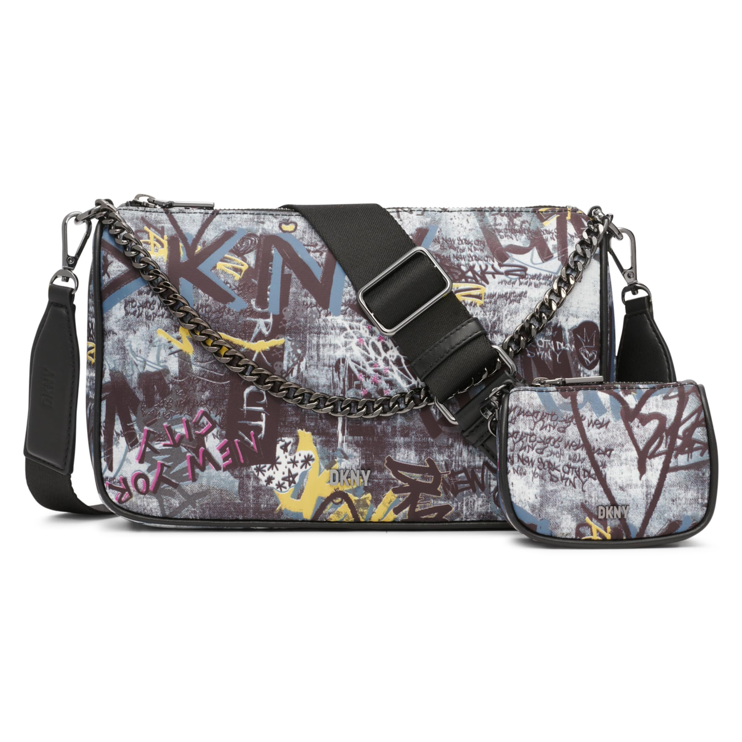 7483 Handbags Crossbody,Black Multi,1sz